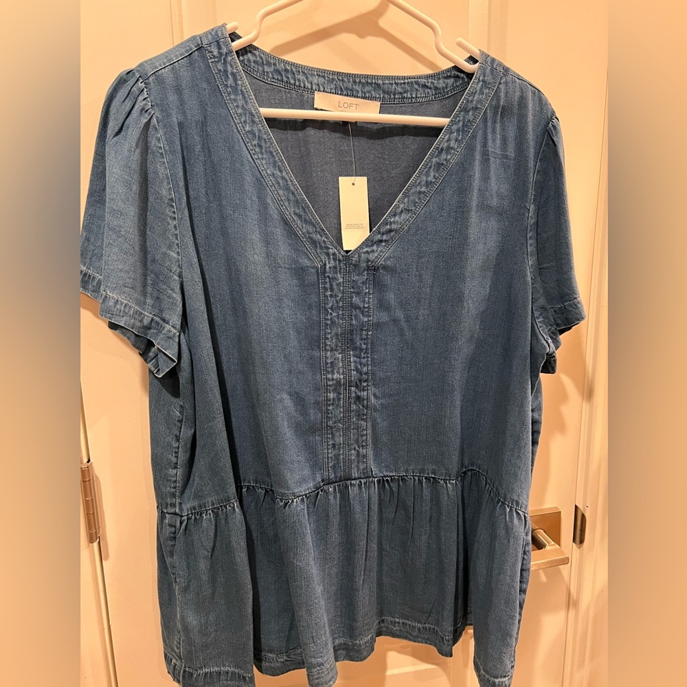 Casual Denim Top
